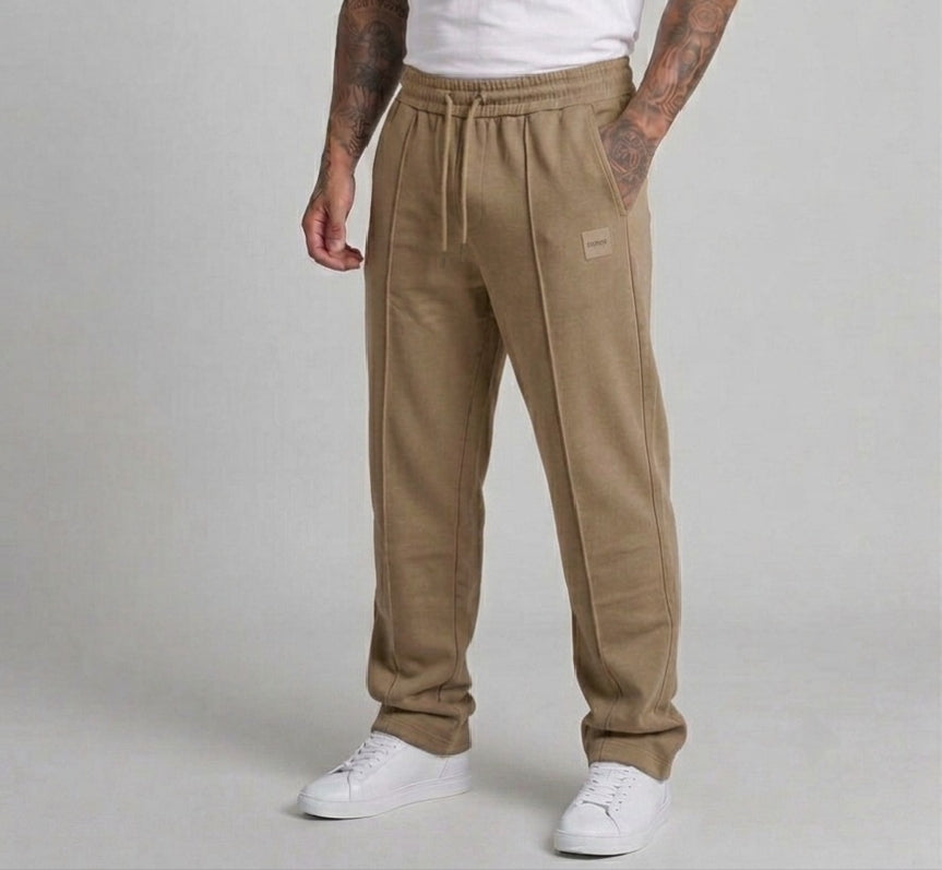 HUGO BOSS Premium Pleated Baggy Trousers for Men