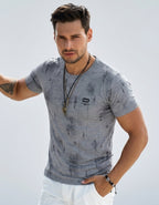 Textured Short-Sleeve Tee (Regular Fit)