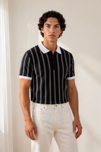 SLOG Signature Waffle Pinstripe Polo – Men's