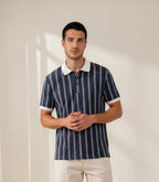 SLOG Signature Waffle Pinstripe Polo – Men's
