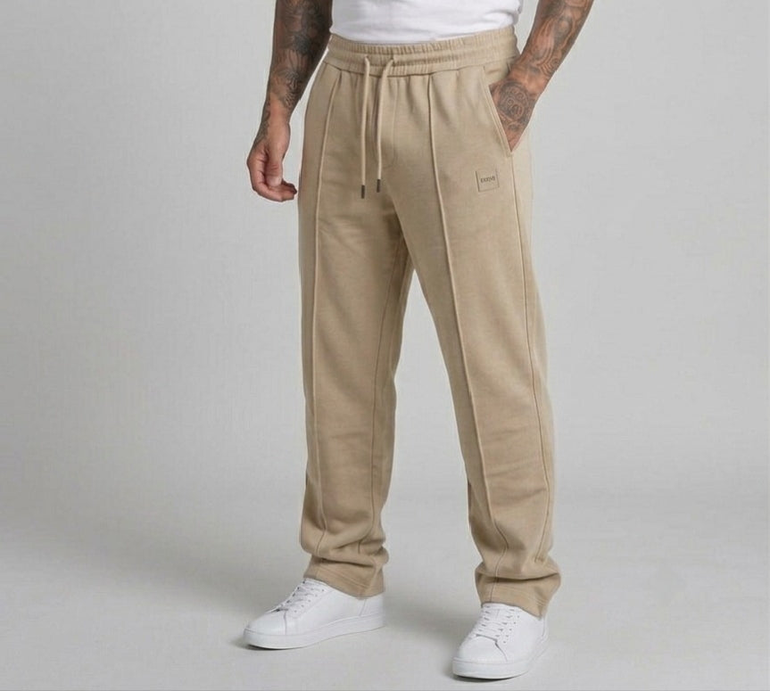 HUGO BOSS Premium Pleated Baggy Trousers for Men