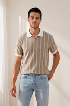 SLOG Signature Waffle Pinstripe Polo – Men's