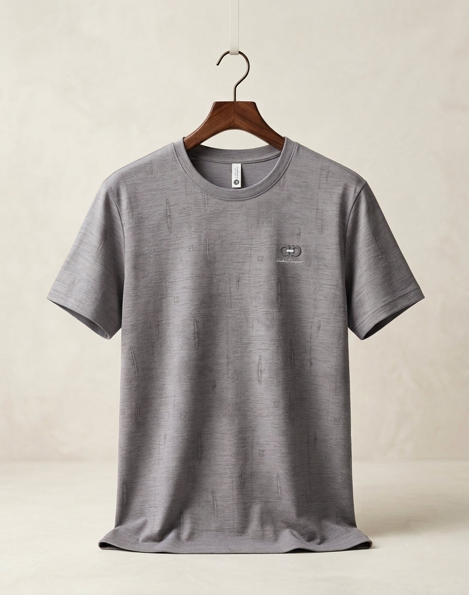 Textured Short-Sleeve Tee (Regular Fit)