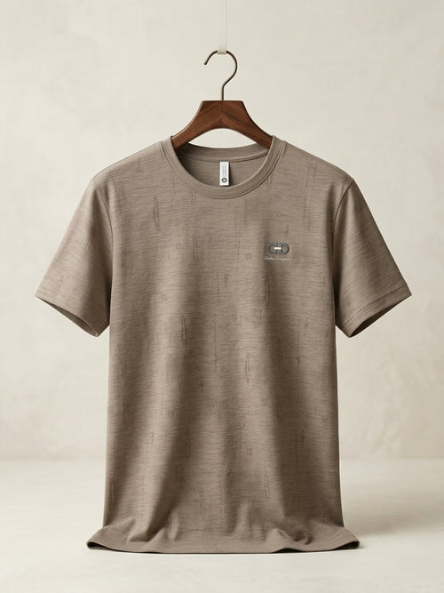 Textured Short-Sleeve Tee (Regular Fit)