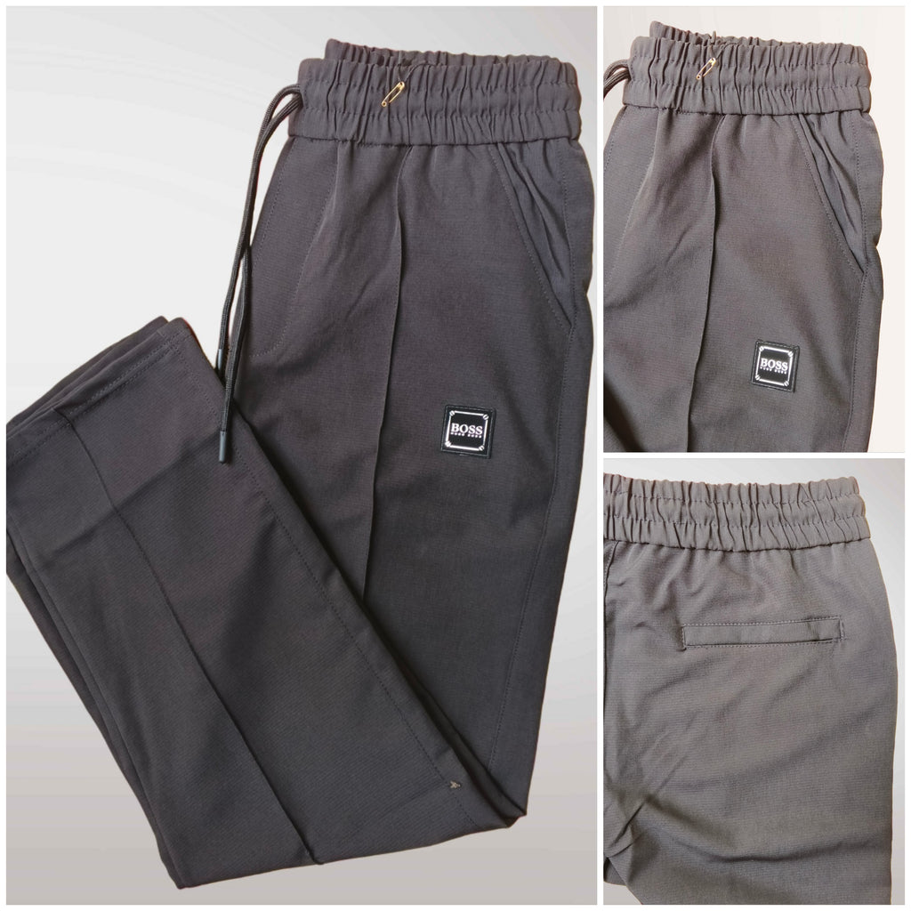 HUGO BOSS Premium Pleated Baggy Trousers for Men