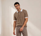 SLOG Signature Waffle Pinstripe Polo – Men's