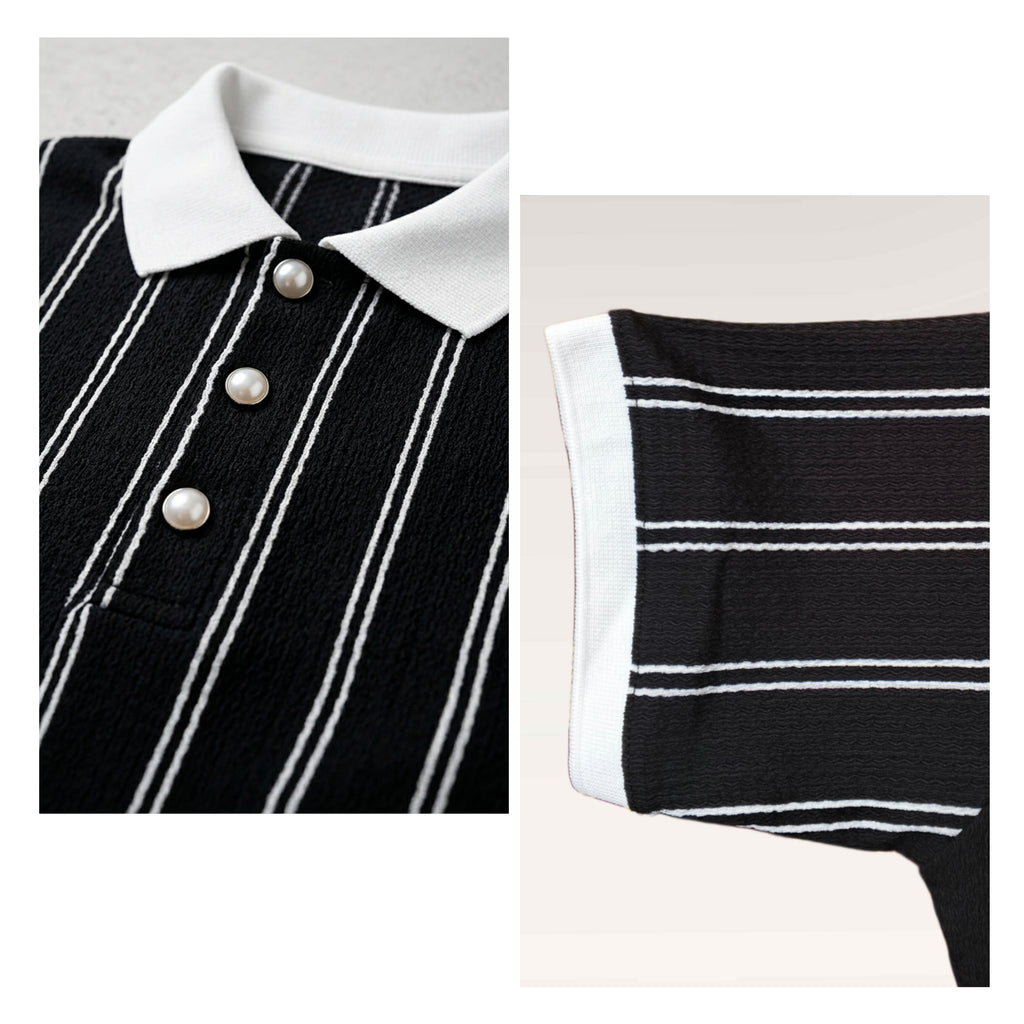 SLOG Signature Waffle Pinstripe Polo – Men's